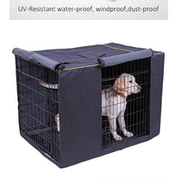 Waterproof Dog Cage Oxford Durable Zipper Dog Cage Solid Dust-Proof Universal Big Size Cover
